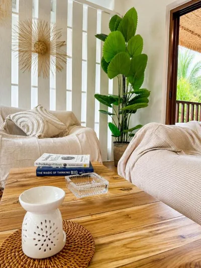 침실 1개 주택 — Charming House - Peaceful Garden Retreat - 2mn ZenBeach - Srithanu Center